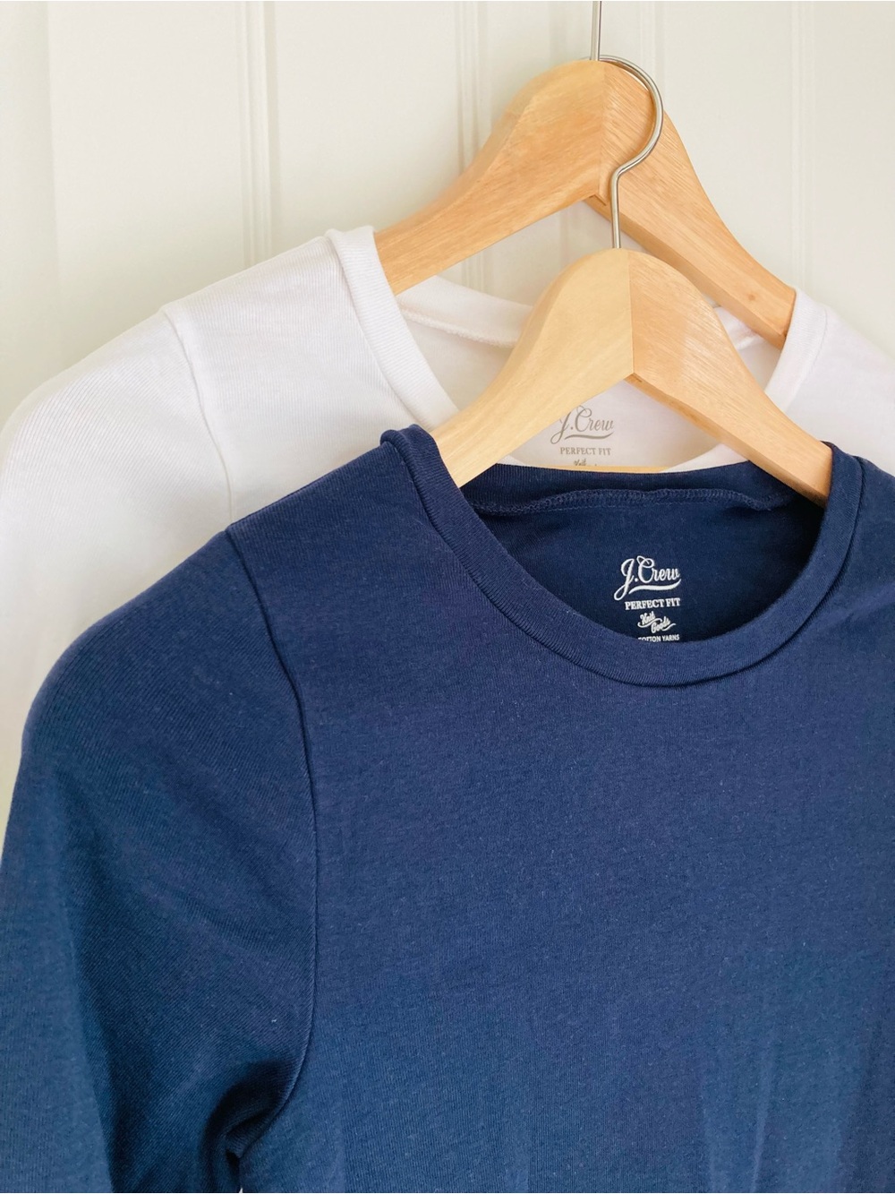 J. Crew Perfect Fit Long Sleeve Tees | Set of 2 | M